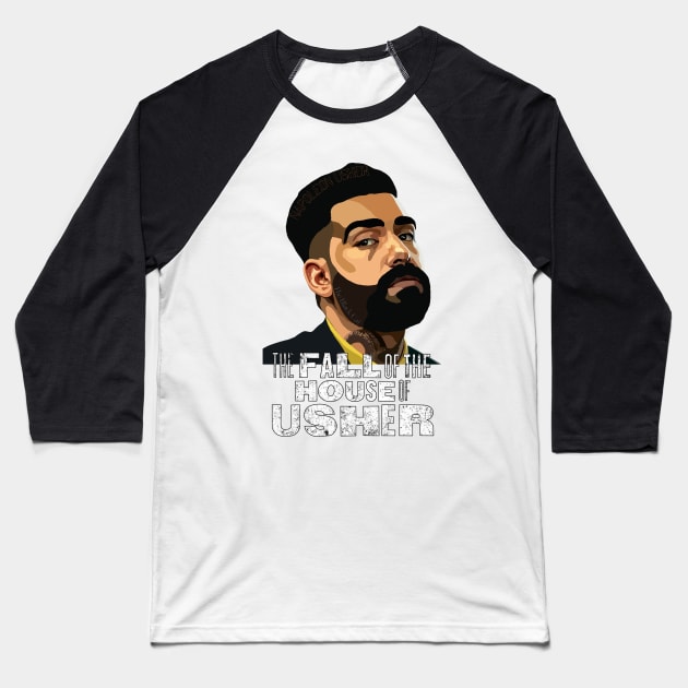 The Fall of the House of Usher - Napoleon Baseball T-Shirt by Kary Pearson